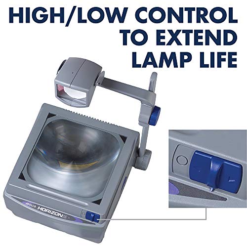 Apollo Overhead Projector, Horizon 2, 2000 Lumen Output, 10" x 10", Closed Head (V16002M)