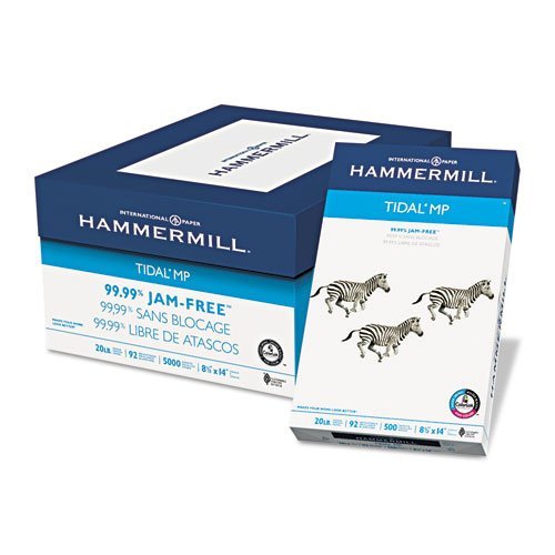 Hammermill Paper, Tidal Multipurpose, 8.5 x 14, Legal, 20lb, 92 Bright, 5000 Sheets per Carton - 30 Cartons per Pallet, 150,000 Sheets (162016PLT) Pallet Pricing, Made In The USA