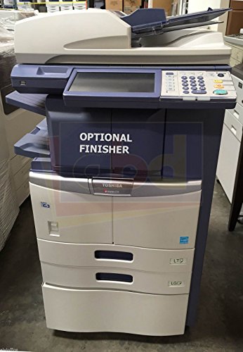 Toshiba E-Studio 206L Tabloid-Size Black and White Laser Multifunction Copier - 11x17, 20ppm, Copy, Print, Scan, Network, Duplex, USB, 2 Trays, Cabinet