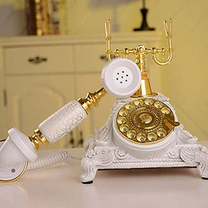 GagalU Retro Antique Telephone with Caller ID and Double Ringtone 25×20×17 cm