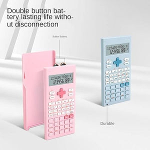 None WYXBY Scientific Function Calculator Mini Portable Two-line Display Cute Calculator