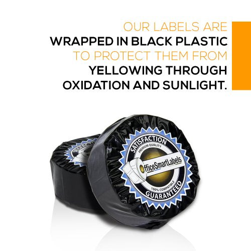 OfficeSmartLabels 1-1/8" x 3-1/2" Address Labels, Compatible with 30252 (100 Rolls - 350 Labels Per Roll)