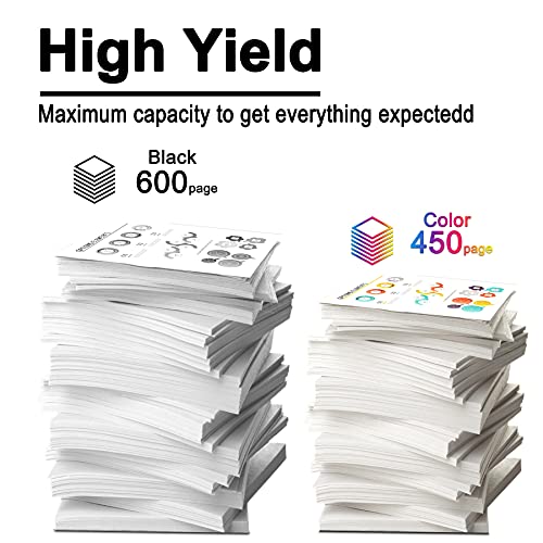 10 Pack (6 Black + 4 Tri-Color) 67XL 3YM57AN 3YM58AN Compatible Remanufactured Ink Cartridge Replacement for HP Deskjet 1255 Plus 4155 2732 Envy 6055 Pro 6455 6075 Pro 6452 Printer Ink Cartridge