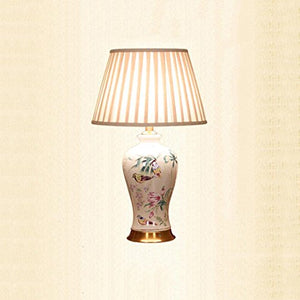 505 HZB Bedroom Bedside Lamp American Ceramic Room Desk Lamp