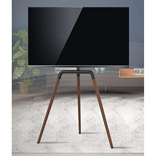 Universal Tripod TV Stand for 32-65” TVs - 900° Swivel, Height Adjustable - VESA 600x400 - Full Motion TV Rack