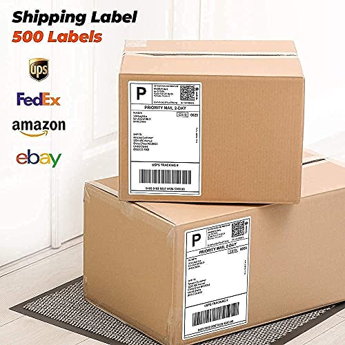 MUNBYN Pink Label Printer with Shipping Scale, Label Holder,Stack of Thermal Labels