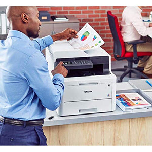 Brother MFC-L3770CDW Color All-in-One Laser Printer with Wireless, Duplex Printing and Scanning (Renewed)