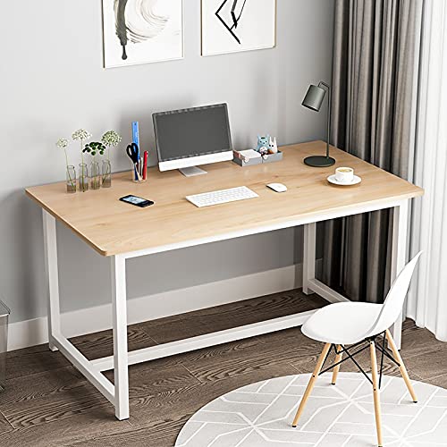 Computer Desk, 47.2 inch Modern Sturdy Office Table, PC Laptop Study Writing Table for Home Office Workstation, Easy to Assemble