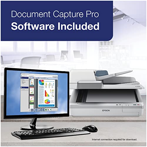 Epson DS-70000 Large-Format Document Scanner: 70ppm, TWAIN & ISIS Drivers, 3-Year Warranty