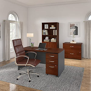 Bush Business Furniture Series C Lateral File Cabinet in Hansen Cherry