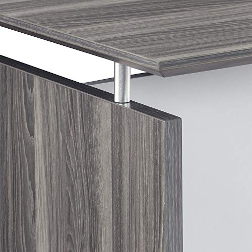 Safco Products MNDS72LGS Medina Desk, 72", Gray Steel