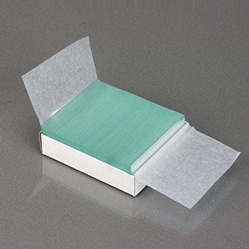 AmScope BS-72P-100S-22 72 Pieces of Pre-Cleaned Blank Microscope Slides (50 Count)