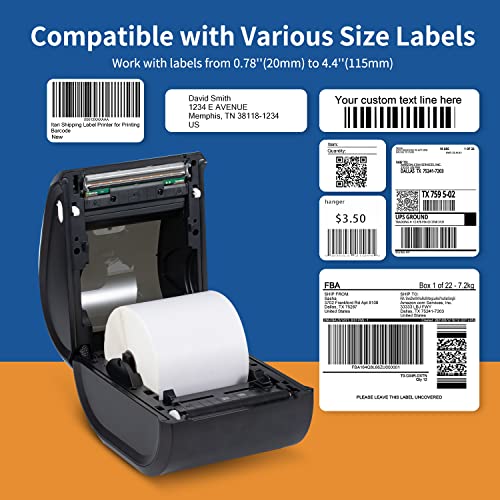 Thermal Shipping Label Printer, Itari 4x6 Label Printer for Shipping Packages & Small Business, Desktop Label Printers Compatible with USPS, FedEx, UPS, Amazon, Ebay, Etsy, Thermal Label Printer