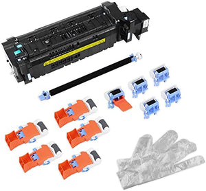Romagon Maintenance Kit for HP Laserjet M607/M608/M609/M631/M632/M633 (110V) - Includes Fuser & 5 Sets of Tray 2-6