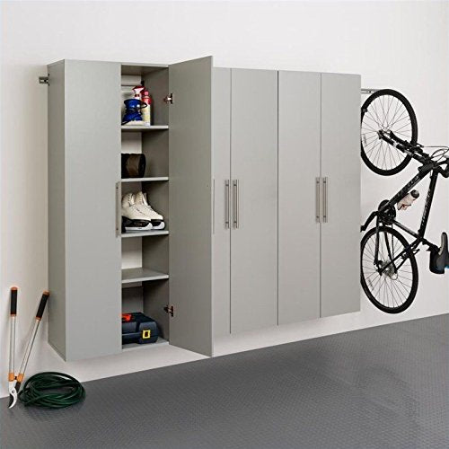 Prepac, Gray, Satin Nickel