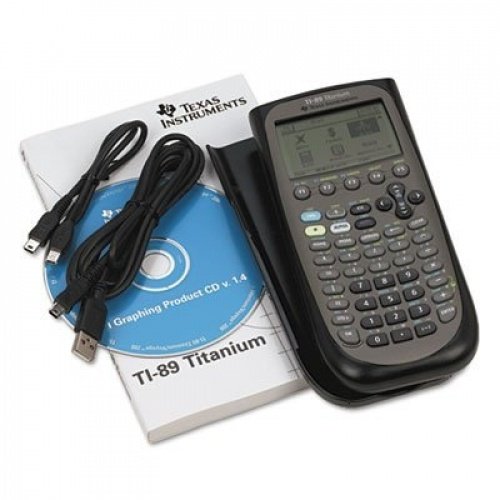 Texas Instruments TI-89 Titanium Programmable Graphing Calculator - Bundle of 2