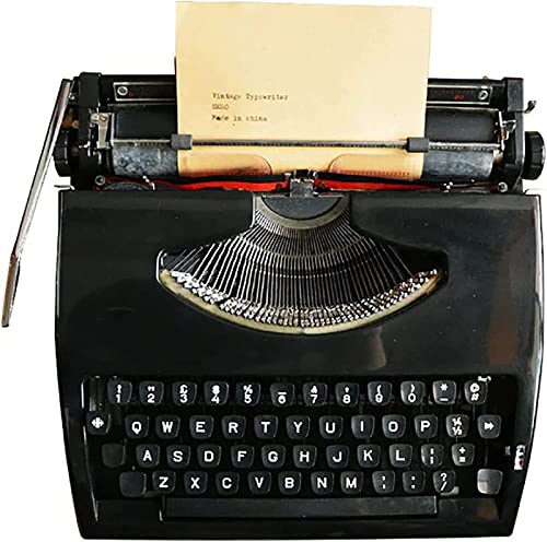 HIIGH Mechanical English Typewriter, Portable Manual Typewriter for Creative Writing