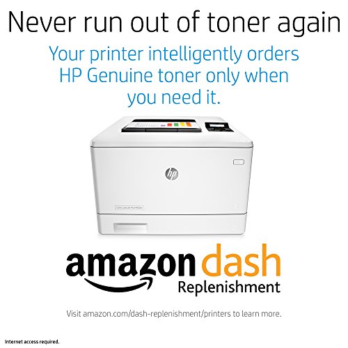 HP LaserJet Pro M452dn Color Laser Printer with Built-in Ethernet & Double-Sided Printing, Amazon Dash Replenishment ready (CF389A)