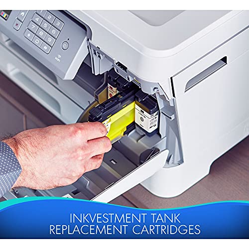 Brother MFC-J6945D INKvestment Tank Wireless Color Inkjet All-in-One Printer - Print Copy Scan Fax - Duplex Printing, 11” x 17” Scan Glass, 22 ppm, Up to 1-Year of Ink in-Box, BROAGE Printer Cable