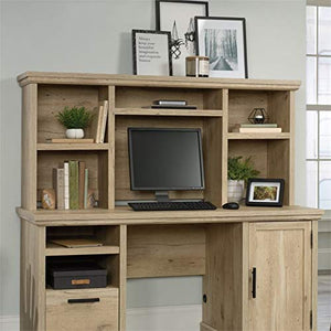 UrbanPro Farmhouse Computer Hutch in Light Prime Oak