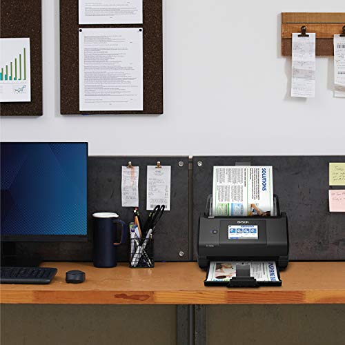 Epson Workforce ES-580W Wireless Color Duplex Desktop Document Scanner (Renewed)