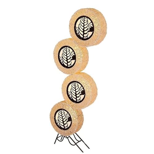 Generic Rattan Artistic Floor Lamp - Ambient Lighting for Living Room, Bedroom, Dining