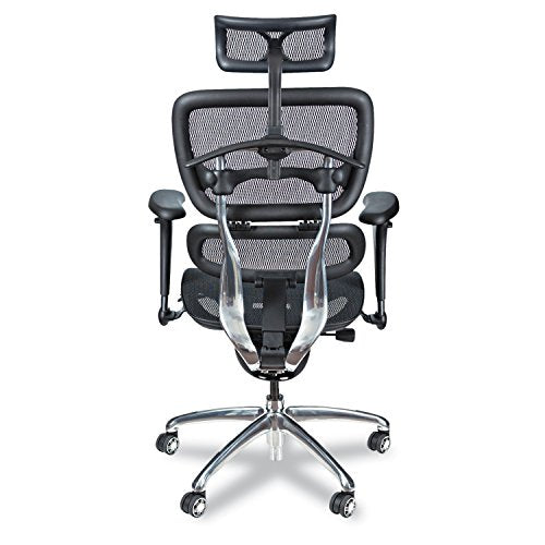 Balt Butterfly Ergonomic Executive Office Chair, Blach Mesh High Back, 48-51"H x 28"W x 24"D (34729)