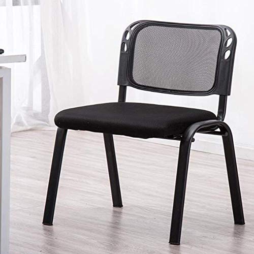 Heavy Duty Steel Framed Mesh Upholstered Stackable Meeting Chairs - Black
