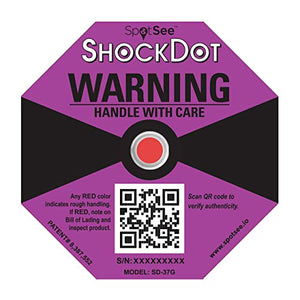 SpotSee ShockDot Label 37G (Purple) (Box of 100)