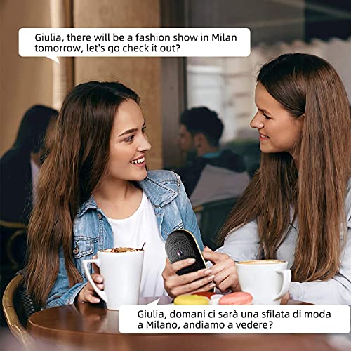 UsmAsk Smart Voice Translator - Translate 106 Languages - Offline & Photo Translation - 2.4 Inch Touch Screen - Travel Essential Gift