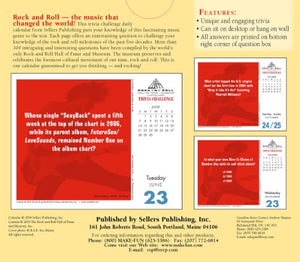 Rock and Roll Hall of Fame & Museum Trivia Challenge 2015 Boxed Calendar