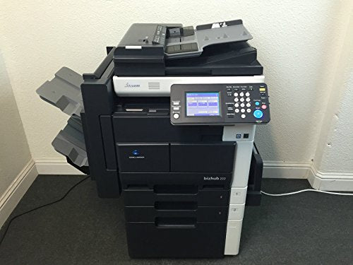 Konica Minolta Bizhub 222 Copier Printer Scanner Network & Staple Finisher
