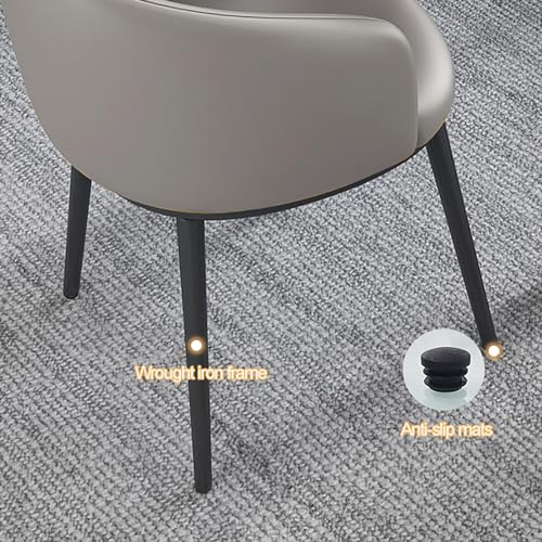 SARKEY Round Dining Table Set with 4 Chairs - Simple Office Club Furniture for Living Room & Kitchen