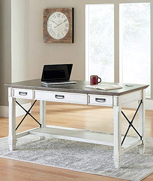 Martin Furniture White Credenza & Writing Table