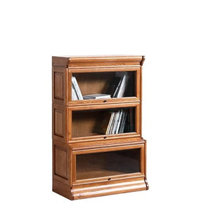 Crafters and Weavers 33" Wood Barrister Bookcase in Cherry