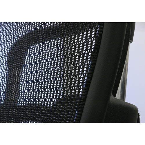Eurotech Seating ME8ERGLO(N) Ergohuman Mid Back Mesh Swivel Chair, Black