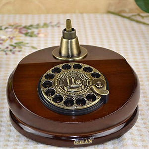 TEmkin Vintage European Style Rotary Dial Landline Telephone