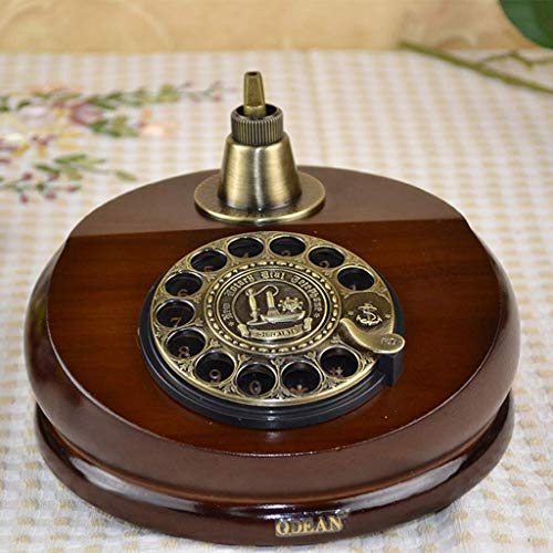 TEmkin Vintage European Style Rotary Dial Landline Telephone