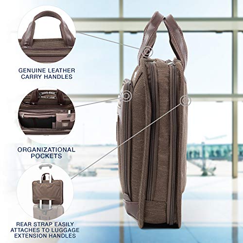 Travelpro Travlepro Luggage Platinum Elite 16" Carry-on Slim Business Computer Briefcase, Rich Espresso, One Size