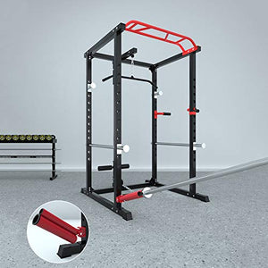 novi Power Rack, Multifunction Home Barbell Rack Adjustable Comprehensive Training Device Strength Training Equipment