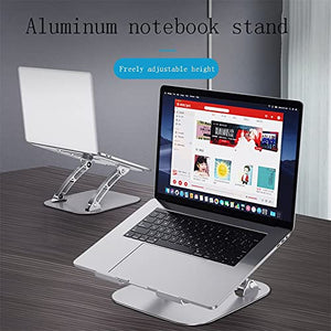EYHLKM Laptop Stand Adjustable Base for Desk Bed Aluminium Notebook Desktop Stand for Folding Non-Slip Cooling Bracket (Color : A)
