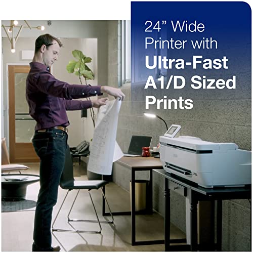 Epson SureColor T3170M 24" Ultra-Fast, Compact Printer, Integrated Wireless & Wi-Fi Direct connectivity, 24” Wide 600dpi Scanner, CAD, Blueprints, Engineering, Graphics, Multifunction, Plotter