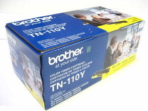 Original Brother TN-110BK, TN-110C, TN-110M, TN-110Y (TN110BK, TN110C, TN110M, TN110Y) 1500~2500 Yield Black, Cyan, Magenta, Yellow Toner Cartridge 4 Pack Set - Retail