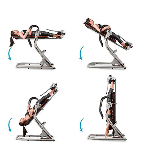 HARISON Inversion Table for Back Pain Relief with 3D Memory Foam, Back Stretcher Machine for Pain Therapy Training