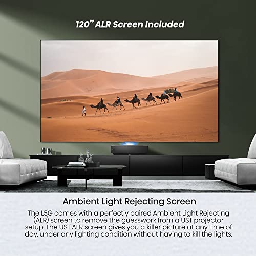 Hisense 120L5G-CINE120A 4K UHD Laser TV with 120" ALR Screen, Android TV, HDR10