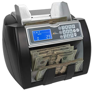Royal Sovereign High Variable Speed Money Counting Machine, with UV, MG, IR Counterfeit Bill Detector & Front Loader (RBC-5000)