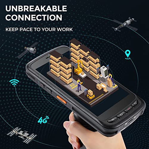 MUNBYN Android Barcode Scanner Handheld PDA with Screen Film
