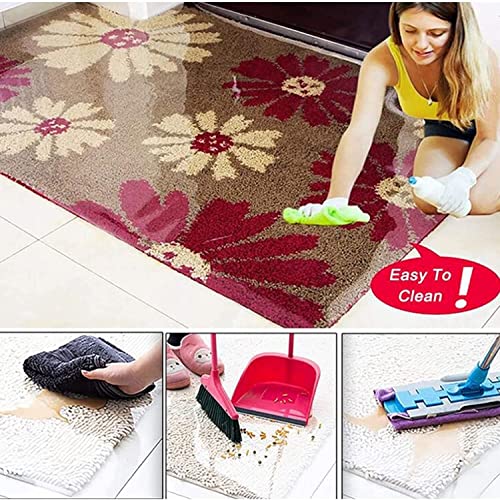 PHONME Clear PVC Chair Mat for Hardwood & Tile Floors - Heavy Duty, Front Porch Rug (130x950cm)