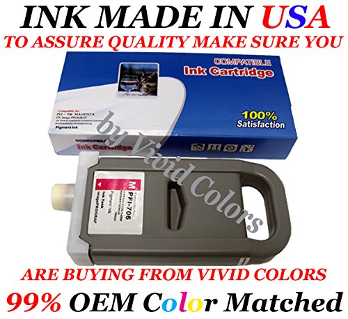 Compatible Canon PFI706 cartridges Canon PFI706 Set of 12 ipf8400s ipf8400 ipf9400s ipf9400 ipf8410s ipf8410 ipf9410s ipf9410
