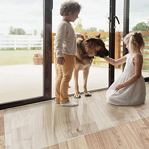 HOBBOY Hard-Floor Chair Mat Protector - PVC Clear Office Mat - Transparent Rectangle Floor Mat - 1.5mm Thickness - Custom Sizes